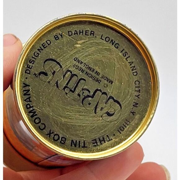 VTG Clown Tin with Hat Shaped Lid The Tin Box Company Designed by Daher Circus - Picture 3 of 5